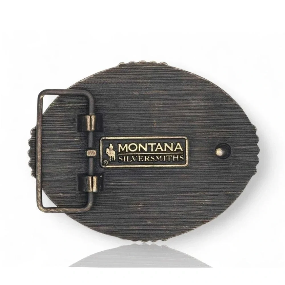Montana Silversmiths Bucking Bronc Bronze Belt Buckle Retail $45 -‎ NEW!